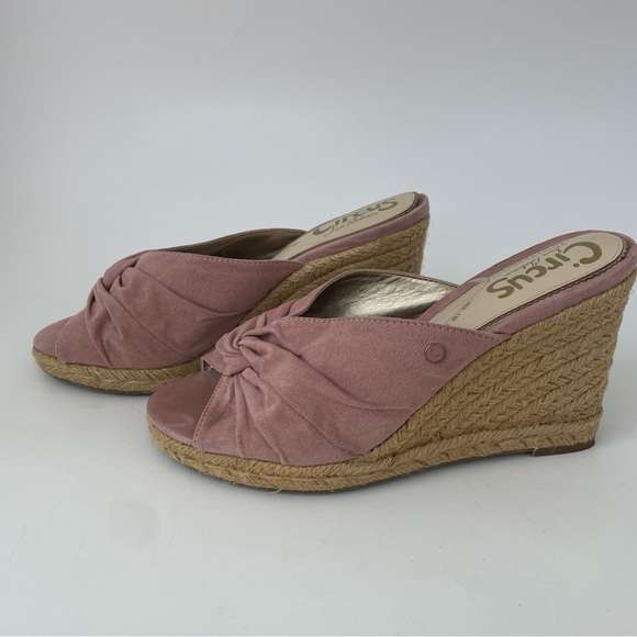 Circus by Sam Edelman Pink Wedge Espadrilles - Picture 2 of 8